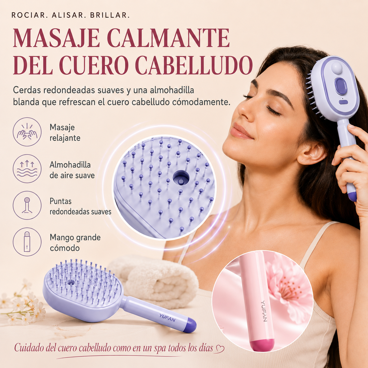 3-in-1 Steam Comb